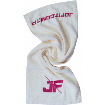 Jofit Sporcu Antrenman Havlu 30 x 85 cm. Krem & Fuşya