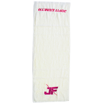 Jofit Sporcu Antrenman Havlu 30 x 85 cm. Krem & Fuşya